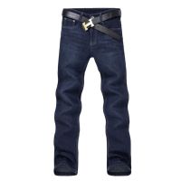 【YD】 2023 Men Pants Mid-Rise Straight Denim Jeans Trousers