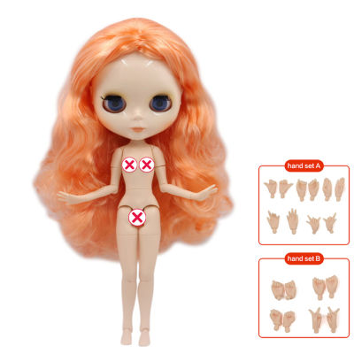 ICY DBS Blyth doll White Skin Glossy face Joint body with hand set A&amp;B 16 bjd suitable diy makeup Special price