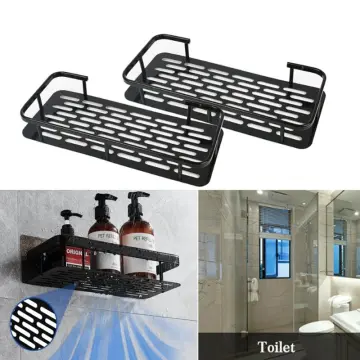 Sesame Plastic Wall Mounted No Drilling Bathroom Rack Shower Caddy Hanging Bathroom  Shelf Corner Shower Caddy - Buy Sesame Plastic Wall Mounted No Drilling Bathroom  Rack Shower Caddy Hanging Bathroom Shelf Corner