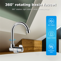 Rotation Copper Basin Faucet Cold Deck Kitchen Folding Caravan Bathroom Tap for Marine Boat Deck