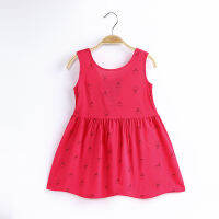 2022 Summer Casual Sleeveless Dress Childrens vest Princess Dress Toddler Girls Children Clothing 1-5T Baby Birthday Vestidos