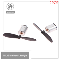 HITN 2pcs N20มอเตอร์ Micro DC พร้อมใบพัด CW ccw รุ่น Airplane helicopter Fan DIY