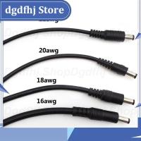 Dgdfhj Shop 16/18/20/22awg 7A 10A DC Male Female Power Supply Connector extension Cable 5.5x2.1mm Copper Wire Current For LED Strip light