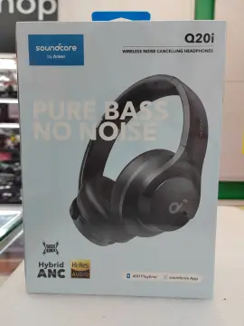 Soundcore by Anker Q20i Hybrid Active Noise Cancelling Headphones, Wireless  Over-Ear Bluetooth, 40H Long ANC Playtime, Hi-Res Audio, Big Bass
