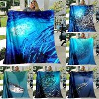 New Style Tuna Fishing Animal Blanket Lightweight Comfortable Soft Ultra Warm Blanket for Bed Travel Sofa Couch King Queen Size for Teens