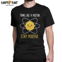 ใหม่ล่าสุดบุรุษเสื้อยืดแปลกกราฟิก protpositive วิทยาศาสตร์ฟิสิกส์ฤดูร้อน TEE ของขวัญที่ดีเยี่ยมผู้ชายเสื้อยืด