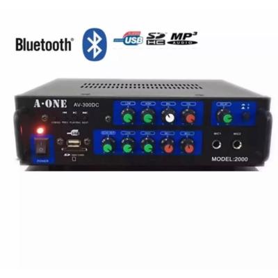 A-ONE เครื่องขยายเสียง AC/DC BLUETOOTH เล่น USB MP3 SDCARD รถโฆษณา รุ่น A-ONE 2000