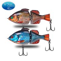 ₪ Jointed Fishing Lure Tackle Blue Gills Fighter 95mm 25.5g Slow Sinking S-waver Jerk Bait Swimbait