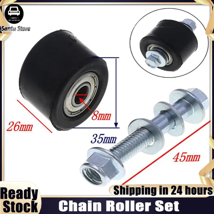 8mm High Performance Chain Roller Set Slider Chain Roller Wheel For YFZ