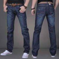 CODpz119nb READY STOCK Men Denim Jeans Classic Long Pants Smart Casual Pant Plus Size Seluar Jean Lelaki