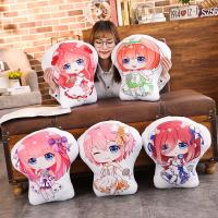 ของขวัญ Kado Ulang Tahun ANYGEL ของเล่นเด็ก Yotsuba Nakano Gotoubun No Hanayome หมอนนุ่ม Nakano Miku Animu สัตว์ของเล่น Quintessential Quintuplets Plush ตุ๊กตาของเล่นสอดไส้ Nakano Miku ตุ๊กตาหนานุ่ม