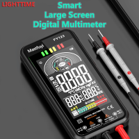 FY123 6000นับมัลติมิเตอร์อัจฉริยะดิจิตอลหน้าจอขนาดใหญ่ DC AC ปัจจุบันแรงดันไฟฟ้าอุณหภูมิช่วงอัตโนมัติมืออาชีพ T Rue RMS ความจุโอห์มทดสอบ