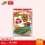 Rong biển TaoKaeNoi CRISPY SEAWEED 32g vị Cay sấy giòn đậm vị, cay nồng