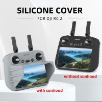 สำหรับ DJI RC 2ป้องกันซิลิโคนฝาครอบ Hood Shock-Proof Scratch-Proof Dust-Proof Controller Anti-Slip Skin Sunhood สำหรับ DJI RC 2