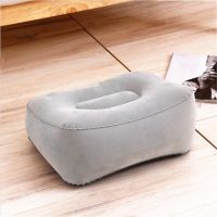 Foot Pillow Household Portable Relaxing Feet Pillow Inflatable Foot Rest Leg Cushion PVC Travel Office Footrest Ottoman Tool หมอนเท้าใช้ในบ้านหมอนเท้าแบบพกพาผ่อนคลายหมอนเท้าพองหมอนขาเบาะ