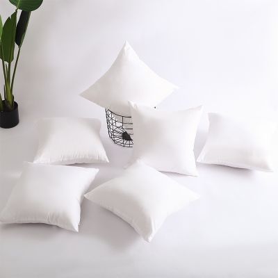 Soft Square Pillow Inner Ho Hollow Fill Inner Cushion Throw Square Home Pillow Bantal Sofa Throw Pillow Filling Pillow Core Filler Throw Seat Pillow interior Core Sofa Bedding Pillow Inside