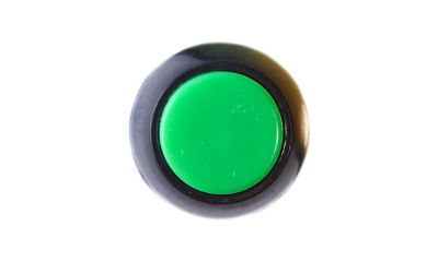 SPST momentary switch (Round D:10.5mm Green)