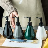 250ml Soap Dispenser Ceramic Liquid Soap Dispensers Bathroom Accessori Luxury Shampoo Dispenser Home Decor