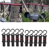 5pcs Outdoor Multifunction Awning Tent Hanging Hook Rack Clasp Tool Holder for Camping Cookware Hiking Travelling