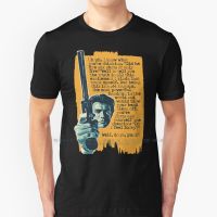 Dirty Harry – Well , Do Ya , Punk ? – Movie Quote Original Design T Shirt Cotton 6Xl Dirty Harry Feeling Lucky Go Ahead Make My