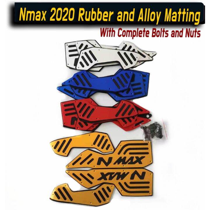 Cheapest SpeedMOTO Nmax 2020 Rubber and Alloy Matting Footboard With