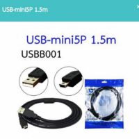 ??HOT!!ลดราคา?? สาย USB MINI 5 PIN ชาร์ตกล้องติดรถยนตร์ ยาว1.5M สีดำ ##ที่ชาร์จ แท็บเล็ต ไร้สาย เสียง หูฟัง เคส Airpodss ลำโพง Wireless Bluetooth โทรศัพท์ USB ปลั๊ก เมาท์ HDMI สายคอมพิวเตอร์