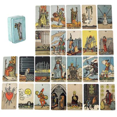Oracle Cards Read Fate Borderless Waite Tarot Card Table Board Game English Tarot Deck for Future Fortune Telling for Beginner presents