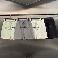 MRSS Fear of god essentials shorts silicone logo printing design shorts FOG shorts dd