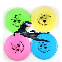 【A Smart and Cute】1Pcs Plastic Flying Saucer Dog Toy Pet Game Discs Resistant Chew Funny Puppy Training Interactive Partner Shop