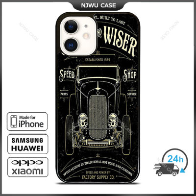 Hot Rods Factory Vintage Car Phone Case for iPhone 14 Pro Max / iPhone 13 Pro Max / iPhone 12 Pro Max / XS Max / Samsung Galaxy Note 10 Plus / S22 Ultra / S21 Plus Anti-fall Protective Case Cover