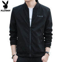 PLAYBOY แฟชั่นผู้ชายใหม่ Joker Casual Light Jacket Outdoor Jacket ธุรกิจ Casual Jacket (M-4XL)