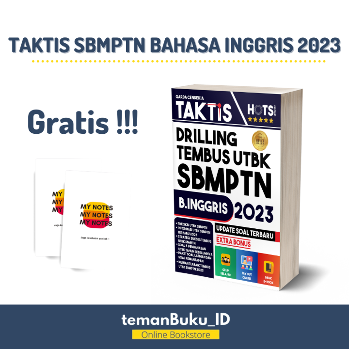 Buku Taktis Drilling Tembus Utbk Sbmptn Bahasa Inggris Buku Sbmptn Lazada Indonesia