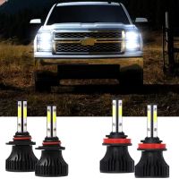 ไฟหน้าสูง LED สําหรับ 07-15 Chevy Silverado 1500 HB3 H11 รับประกัน 10 เดือน