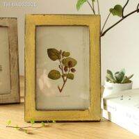 ✚ Vintage 5 Inch Photo Frame Wooden Picure Holder Stand Home Bedroom Desk Decor