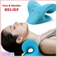 ON SALE Relaxer For Neck And Shoulder Cervical Traction Device For Pain Relief Pillow