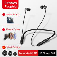 (Miễn Phí Vận Chuyển Phí) Tai Nghe Lenovo HE05 BT Tai Nghe Thể Thao BT5.0 Chống Mồ Hôi Tai Nghe Chạy Bộ Không Dây Tai Nghe Khử Tiếng Ồn Có Mic Cho iPhone Huawei Samsung Xiaomi thumbnail