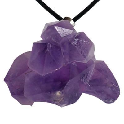 Amethyst Pendant Amethyst Healing Crystals Rough Stones Natural Raw Stones Crystal For Reiki Healing Tumbling Cabbing Fountain Rocks Decoration Polishing amazing