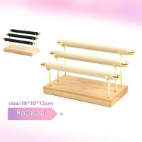 HOT Wooden Jewelry Display Stand Ring Holder T-Bar Display Bracelets Anklets Jewelry Display Stand Packaging Jewelry Tool