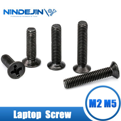 NINDEJIN สกรู Phillips รุ่นปี M1.2 M1.4,สกรูเหล็กคาร์บอน M1.6 M1.7 M2 M2.5 M3 M4 M5สำหรับแล็ปท็อป Lenovo Samsung จำนวน55ชิ้น