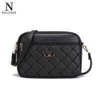 กระจังหน้าติดเพชร NALLCHEER กระเป๋า Crossbody กระเป๋าเล็กเข้ากับทุกชุดของผู้หญิงกระเป๋าสะพายไหล่ทรงสี่เหลี่ยมจัตุรัสขนาดเล็กโสด