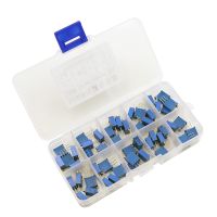 50Pcs 10valuex5pcs 3296W Multiturn Trimmer Potentiometer Kit High Precision Variable Resistor 500R 1K 2K 5K 10K 50K 100K 1M