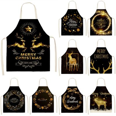 Christmas Fawn Pattern Kids Apron Home and Kitchen House Cleaning Barista Customizable Apron Kids Apron