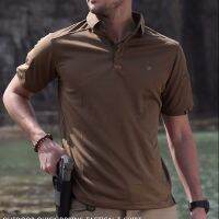 Architect Lapel Quick-drying Tactical Men T-shirt &amp; Tee &amp; Tops Loose Outdoor Special Forces Training Sports Tactical Polo Shirt T-shirt &amp; Puncak &amp; Tee Lelaki Taktikal Pengeringan Cepat Lapel Arkitek Longgar Luar Pasukan Khas Baju Polo Sukan