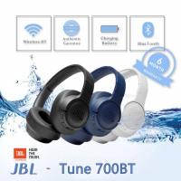 【Undine earphone】ชุดหูฟังพับได้บลูทูธหูฟังไร้สายปรับ JBL 700bt พร้อมแบตเตอรี่ที่ยาวมีไมโครโฟนในตัว