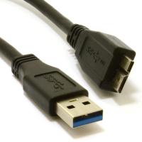 USB 3.0 Super Speed A Male to 10 pin Micro B Male Cable BLACK 0.3m/0.5m