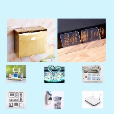 Waterproof Powerful Non-Mark Photo Wall Auxiliary Double-Sided Pendating Fixed Two Sticky Bathroom Tape Piece Adhesives Tape
