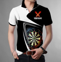 PLstar Cosmos 3DPrint Newest Darts Player Polo Shirt Custom Name Team Funny Harajuku Streetwear Sleeveless Tees Fitness Unisex 1{trading up}