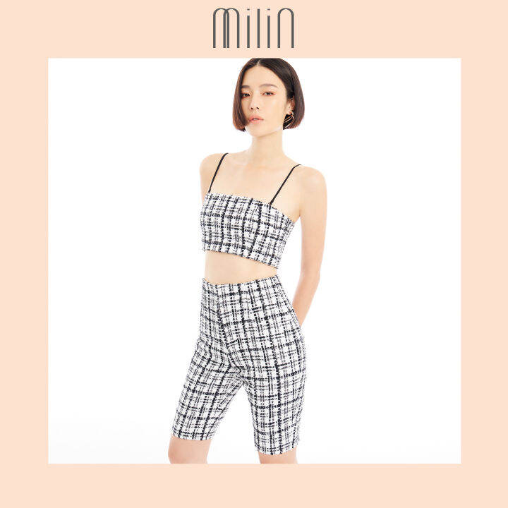 milin-tweed-cropped-tube-top-เสื้อเกาะอกผ้าทวีด-adapt-tube-top