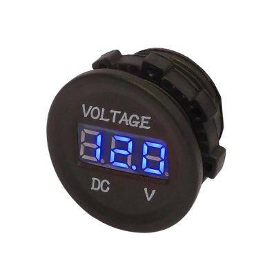 DC 12V LED Panel Digital Voltage Meter Display Voltmeter for Boat Marine Vehicle Motorcycle Truck ATV UTV