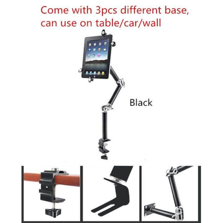 Tablet Bracket Monitor Support Table Bed Screen Articulated Holder Car Wall Mount Foldable Stand